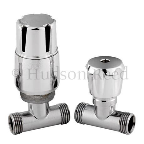 Hudson Reed Straight Thermostatic Radiator Valves