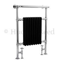 Hudson Reed Traditional Marquis Heated Towel Rail - Black - HT702
