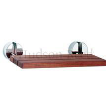 Hudson Reed Luxury Shower Seat with Chrome Hinges