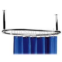 Ultra Oval Shower Curtain Rail -  Chrome  - LA385