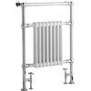 Traditional Yale Heated Towel Rail - Chrome