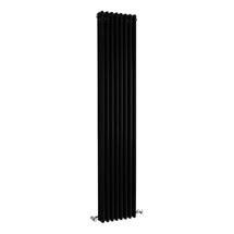Triple Column Radiator 1800 x 381mm - Gloss Black - Ex Display