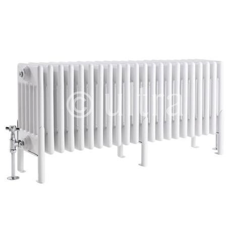 Ultra Colosseum 6 Column Radiator 480 x 1011mm w/ Legs - White
