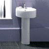 Impala 1 Tap Hole 500 Basin and Pedestal Set