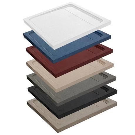 JT Natural - Square Shower Tray - 2 x Size, 7 Colour Options