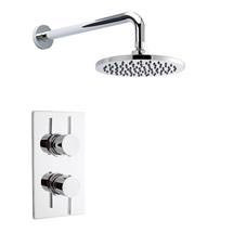 Pioneer - Minimalist Lever Twin Concealed Shower with ABS Trimset & Round Shower Head