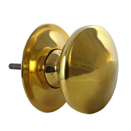 Traditional Polished Brass Centre Door Knob - K-258