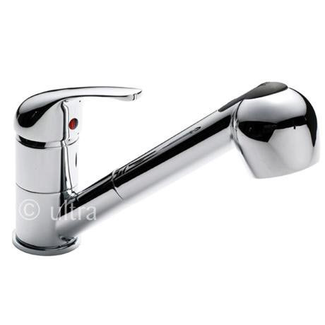 Contemporary Eon Mono Sink Mixer with Pull Out Rinser