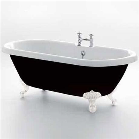 Royce Morgan Kensington Black 1755mm Freestanding Bath - KENSINGTON-BLACK