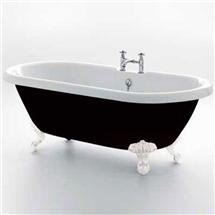 Royce Morgan Kensington Black 1755mm Freestanding Bath - KENSINGTON-BLACK