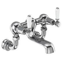 Burlington Kensington Regent - Chrome Wall Mounted Bath Filler - KER24