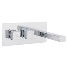 Hudson Reed Kubix Thermostatic Wall Mounted Bath/Basin Filler - Chrome - KUB001