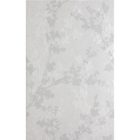 Laura Ashley - Wintergarden Floral Grey Wall Tile - 248x398mm - Gloss - LA51027