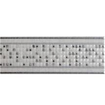 Laura Ashley - 6 Wintergarden Grey Gloss Strips - 248x80mm - LA51034