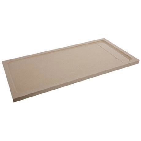 JT Natural - 1200 x 760mm Rectangular Shower Tray - Lace - JT-1200X760-LACE