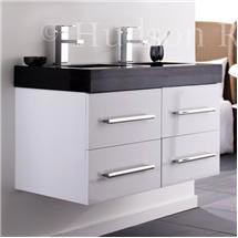  Hudson Reed Legend Twin Basin & Cabinet - LF006