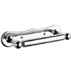 Traditional Chrome Dog Bone Toilet Roll Holder