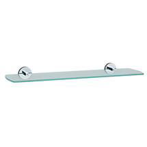 Smedbo Loft Glass Bathroom Shelf - 600mm - LK347
