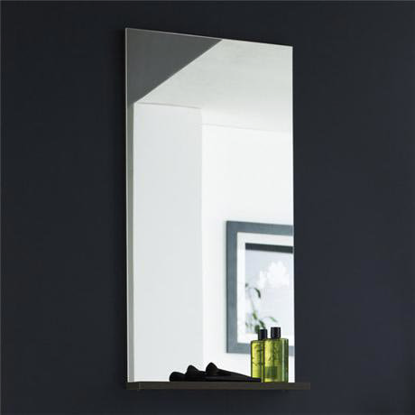 Ultra Asset Mirror with Shelf - Oak Finish - LQ001