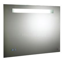 Hudson Reed Vizor Motion Sensor Mirror w/ Shaving Socket, Digital Clock & De-Mist Pad - LQ042