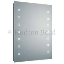 Hudson Reed Lucid LED Sensor Mirror with Shaving Socket & De-Mist Pad