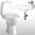 Lyon Unispace 1TH Cloakroom Suite with Single Lever Basin Mixer
