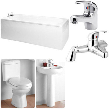 Lyon Bathroom 7 Piece 1TH Suite