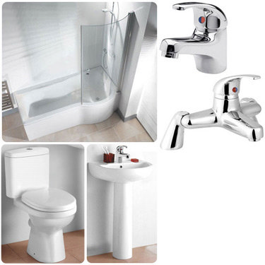 Lyon Bathroom 9 Piece 1TH Suite (Right hand option)