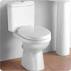 Lyon Ceramic WC Pan & Cistern Set with Soft Close Seat