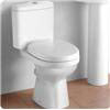 Lyon Ceramic WC Pan &amp;amp; Cistern Set with Soft Close Seat