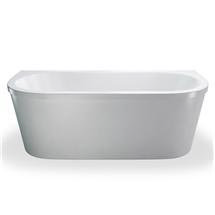 Clearwater - Saturn 1700 x 750 Modern Back to Wall Freestanding Bath - M4