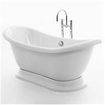 Royce Morgan Melrose on Plinth 1700 Luxury Freestanding Bath with Waste
