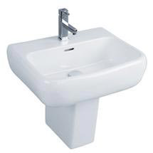 RAK Metropolitan 52cm Basin with Half Pedestal