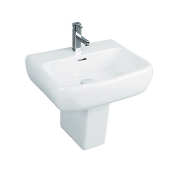 RAK Metropolitan 52cm Basin with Half Pedestal