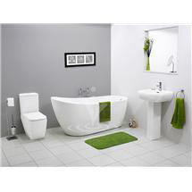 RAK Metropolitan Modern Slipper Freestanding Bath Suite