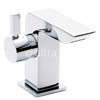 Ultra Mini Side Action Waterfall Mono Basin Mixer - Chrome - MIN365
