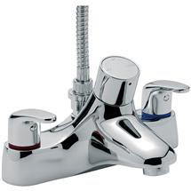 Tre Mercati - Modena Thermostatic Flat Deck Bath/Shower Mixer - Chrome - 95057