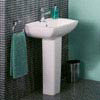 Monica 1 Tap Hole 550 Basin and Pedestal Set