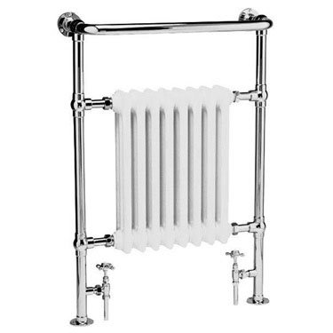Traditional Savoy Heated Towel Rail - Chrome 