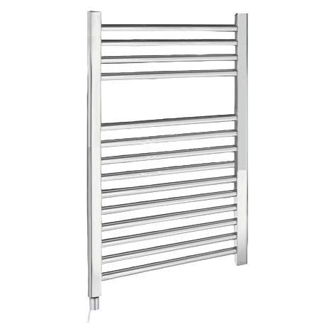 Electric-Only Heated Towel Rail 500 x 700mm - Chrome - MTY069