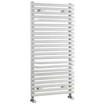 Premier - Vertical Heated Towel Rail - 875 x 500mm - White - MTY080