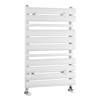 Premier - Vertical Heated Towel Rail - 650 x 445mm - White - MTY081