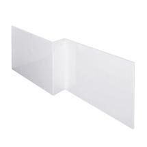 Modena White Offset MDF Front Bath Panel - NMP135