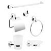 Modern 6 Piece Bathroom Accessory Set