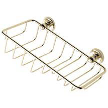 Bristan - 1901 Traditional Wire Soap & Sponge Basket - Gold - N-SPONG-G