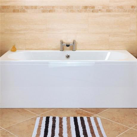 Otley Round 1700 x 700 Double Ended Acrylic Bath with Waste and Front Panel
