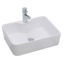 Tide 480 Square Ceramic Counter Top Basin - NBV119