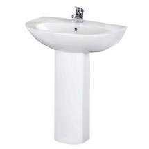 Premier - Knedlington 600 Basin & Pedestal Set - 1 Tap Hole - NCA302-NCA303