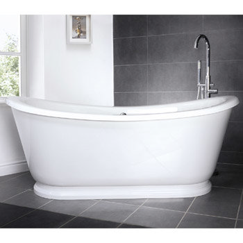 Alice 1750 Double Ended Slipper Freestanding Bath with Skirt - NFB002