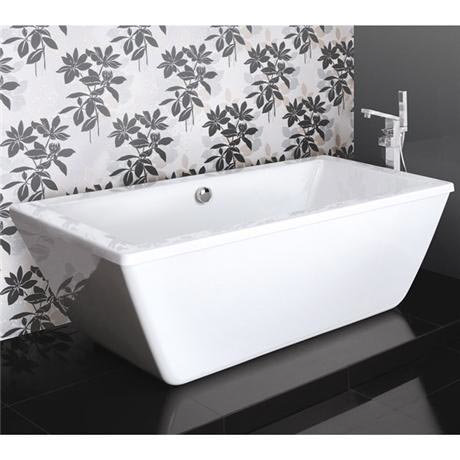Trick 1800 Double Ended Square Freestanding Bath - NFB006